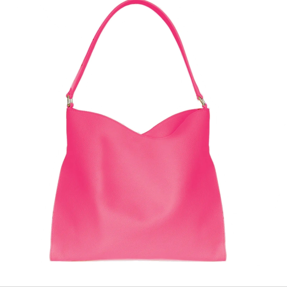 Tote Le Monde Geneva style french leather shoulder purse.